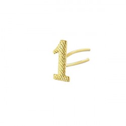 CHIFFRE METAL OR 10MM NO 1  