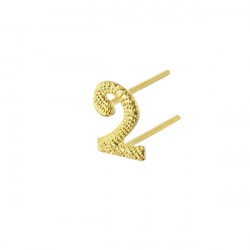 CHIFFRE METAL OR 10MM NO 2  