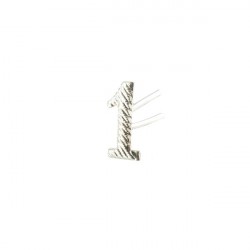 CHIFFRE METAL ARGENT 10 MM...