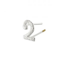 CHIFFRE METAL ARGENT 10MM...