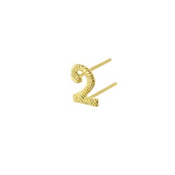CHIFFRE METAL OR 6MM NO 2