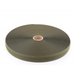 RUBAN 25 VERT ARMEE CROCHET